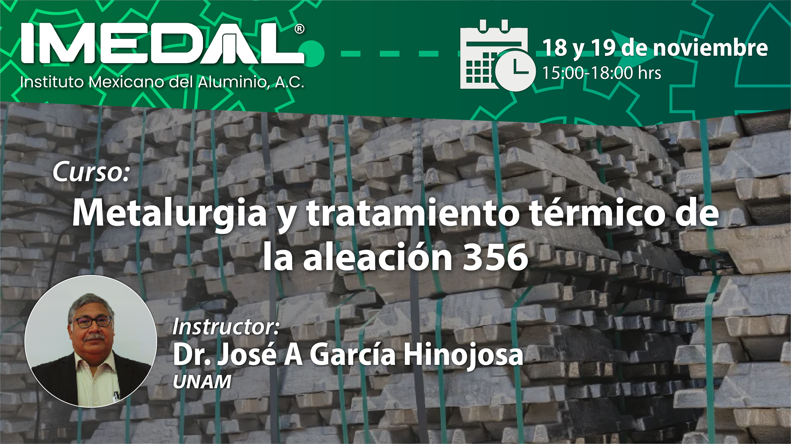 Curso: Metalurgia y tratamiento térmico de la aleación 356